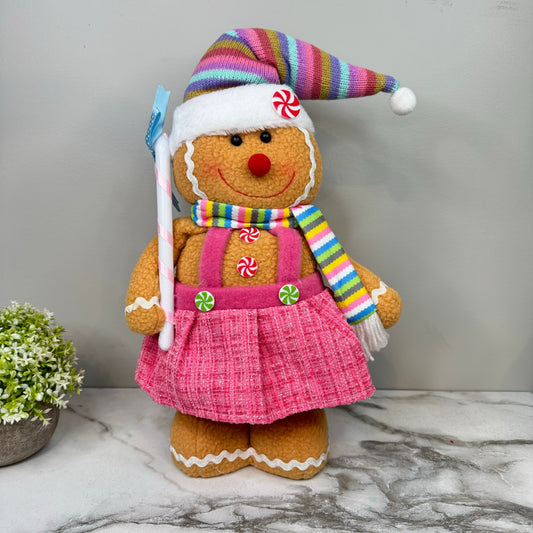 Telescopic Standing Christmas Decor - Gingerbread - PREORDER 10/3-10/6