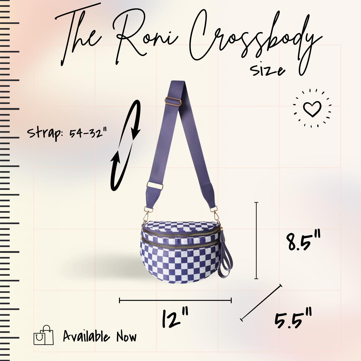 Roni - Nylon Crossbody - Rainbow Animal Print