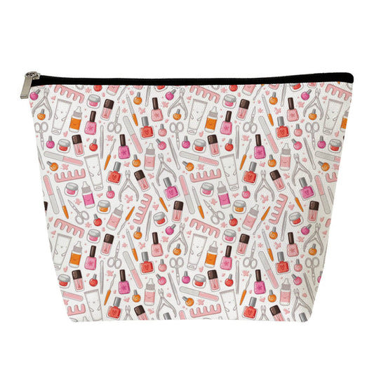 Pouch XL - Nails Manicure Makeup White