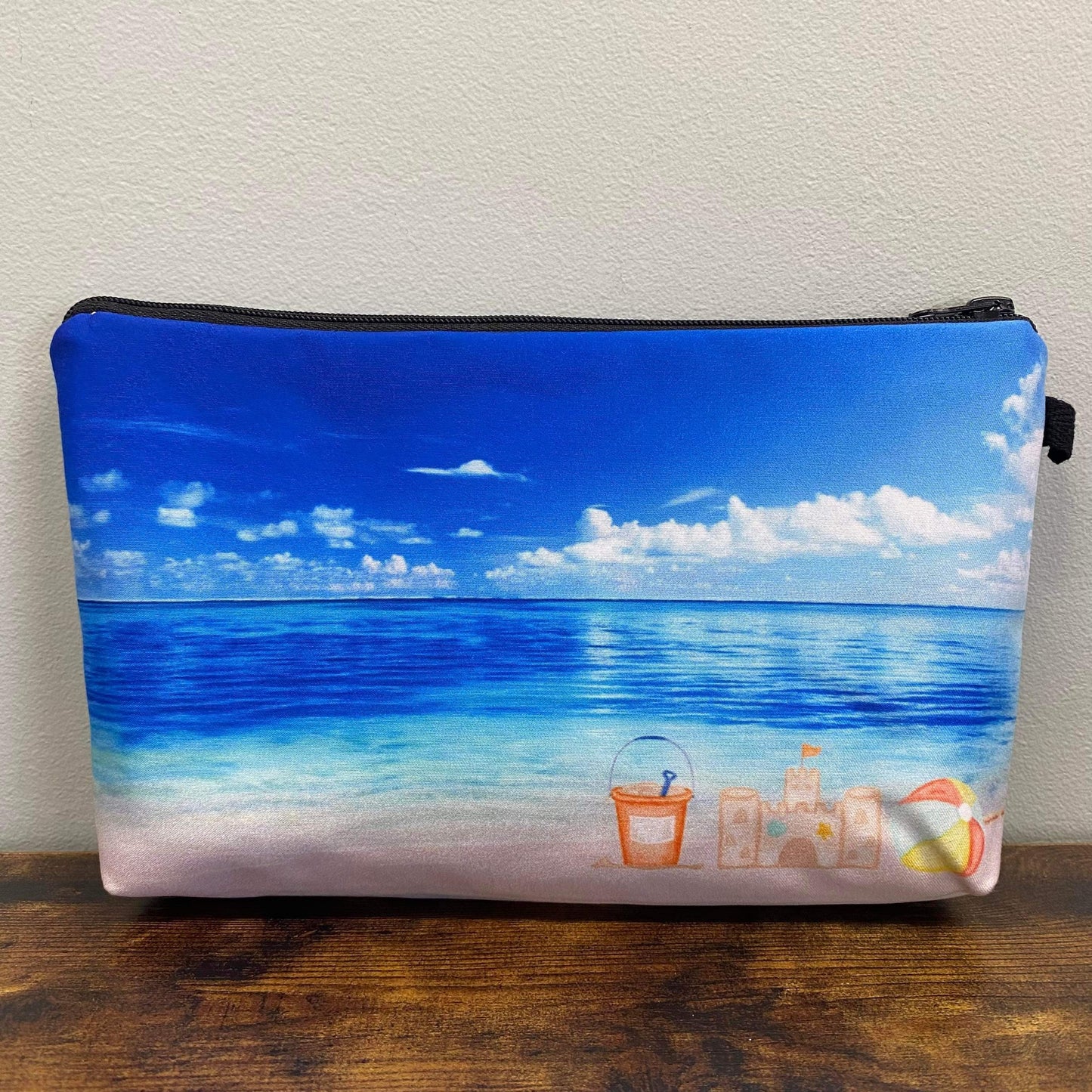 Pouch - Beach Sandcastle Ball Bucket Summer